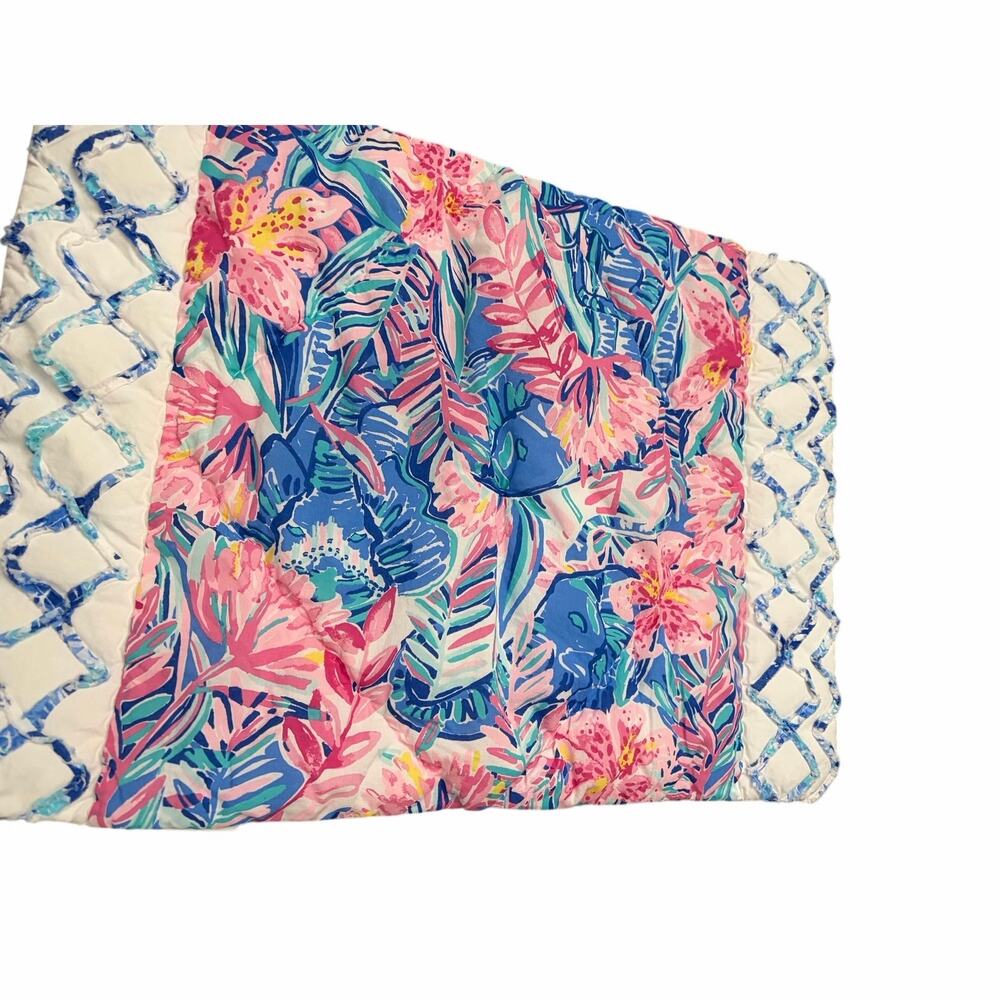 Lilly Pulitzer POTTERY BARN Slathouse Soiree standard Quilted pillow sham 1
